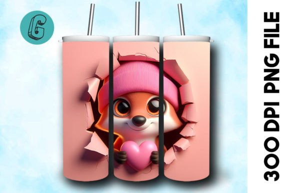 Create Charming Valentine Projects with a 3D Fox Wrap Design