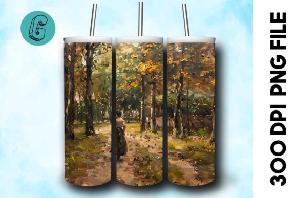 Stunning 3D Forest Tumbler Wrap for DIY Projects